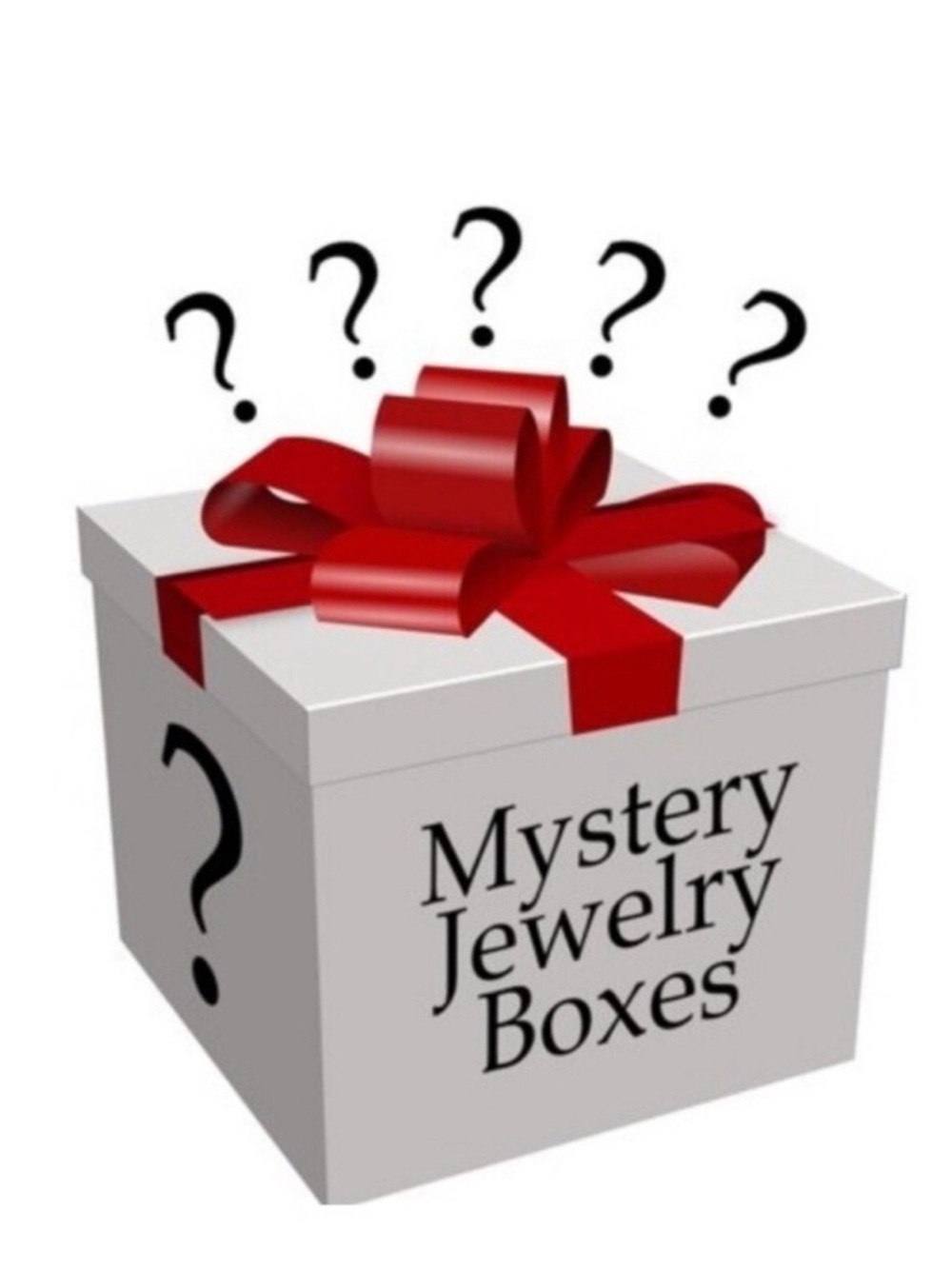 Mystery Jewelry Box - Women's Surprise Jewelry (Red Bow)